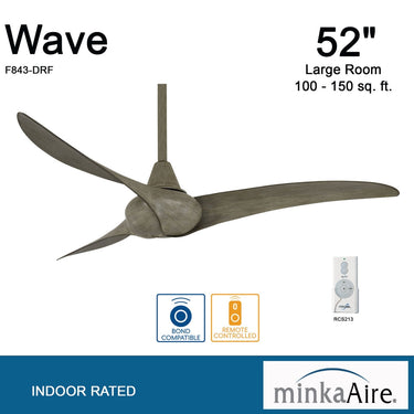 Minka Aire Wave 52" Ceiling Fan - F843 1