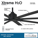 Minka Aire Xtreme H2O 84" F896 84 Inch Outdoor Ceiling Fan 11