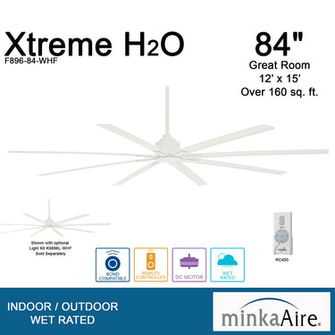 Minka Aire Xtreme H2O 84" F896 84 Inch Outdoor Ceiling Fan 10