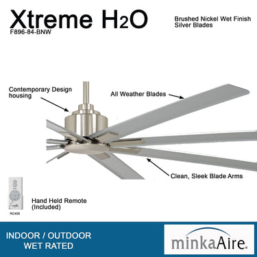Minka Aire Xtreme H2O 84" F896 84 Inch Outdoor Ceiling Fan 15