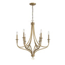 Minka Lavery 1096-740 Covent Park 6 Light Chandelier in Brushed Honey Gold 1
