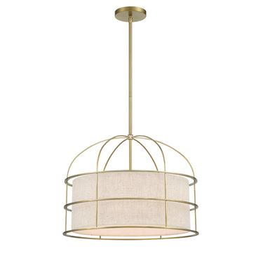 Minka Lavery 2155 Gateway Park - 5 Light Pendant Convertible To Semi Flush 2