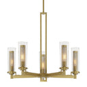 Minka Lavery 2185-695 Emmerham - 5 Light Chandelier in Soft Brass 2