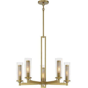 Minka Lavery 2185-695 Emmerham - 5 Light Chandelier in Soft Brass 1