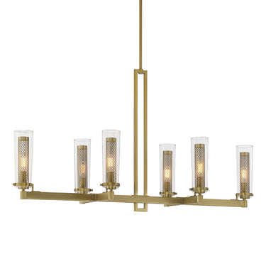 Minka Lavery 2187-695 Emmerham - 6 Light Island in Soft Brass 2