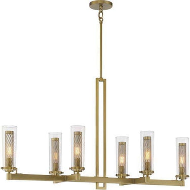 Minka Lavery 2187-695 Emmerham - 6 Light Island in Soft Brass 1
