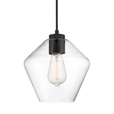 Minka Lavery 2337-66A Mini Pendant - 1 Light Mini Pendant in Coal 2