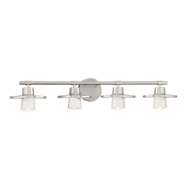 Minka Lavery 2424-84-L Beacon Avenue - 4 Light Led Bath in Brushed Nickel 1
