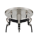 Minka Lavery 2897-691 Pullman Junction - 3 Light Pendant in Coal and Brushed Nickel 2