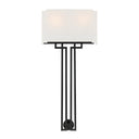 Minka Lavery 2951-572 Upham Estates - 2 Light Wall Torchiere in Coal and Polished Nickel 1