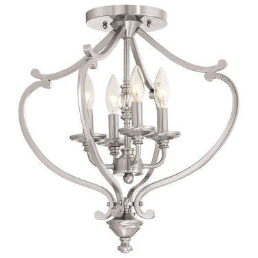 Minka Lavery 3332-84 Savannah Row 4 Light Semi Flush Mount 1