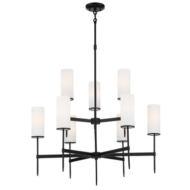 Minka Lavery 3849-66A First Avenue 9 Light Chandelier in Coal 1