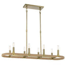 Minka Lavery 3868-695 Windward Passage 8 Light Island Light in Soft Brass 1