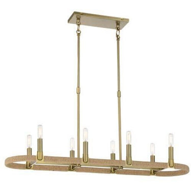 Minka Lavery 3868-695 Windward Passage 8 Light Island Light in Soft Brass 1