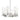 Minka Lavery 3895-77 Vernon Place - 6 Light Semi Flush in Chrome 1