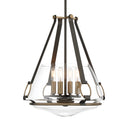 Minka Lavery 3904-107 Eden Valley - 4 Light Convertible Pendant in Smoked Iron and Aged Gold 1