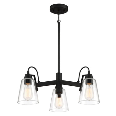 Minka Lavery 3993 Beckonridge - 3 Light Chandelier in Coal 1