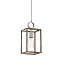 Minka Lavery 4010-280 Country Estates 1 Lt Pendant in Sun Faded Wood W/Brushed Nicke 1