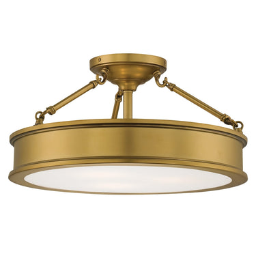 Minka Lavery 4177 Harbour Point 3 Light Semi Flush Mount