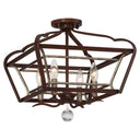 Minka Lavery 4347-593 Astrapia 4 Light Semi Flush Mount 1