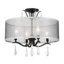 Minka Lavery 4443-582 Laurel Estate 4 Light Semi Flush Mount 3