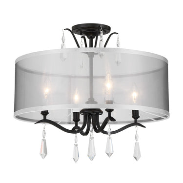Minka Lavery 4443-582 Laurel Estate 4 Light Semi Flush Mount 3