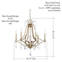 Minka Lavery 4446-582 Laurel Estate 6 Light Chandelier 6