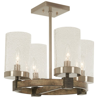 Minka Lavery 4637-106 Bridlewood 4 Light Semi Flush Mount 1