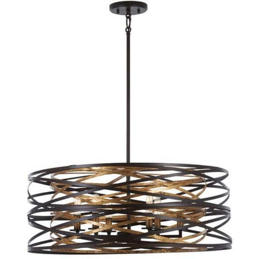 Minka Lavery 4673-111 Vortic Flow 6 Light Pendant 1