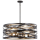 Minka Lavery 4677-111 Vortic Flow 8 Light Pendant 1