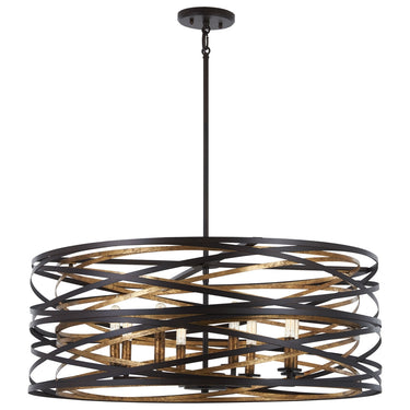 Minka Lavery 4677-111 Vortic Flow 8 Light Pendant 1