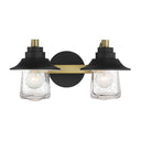 Minka Lavery 4892-685 Westfield Manor 2 Light Bath in Sand Coal W/ Soft Brass 1