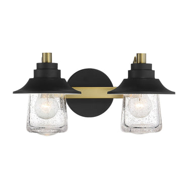 Minka Lavery 4892-685 Westfield Manor 2 Light Bath in Sand Coal W/ Soft Brass 1