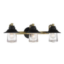 Minka Lavery 4893-685 Westfeild Manor 3 Light Bath in Sand Coal W/ Soft Brass 1