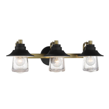 Minka Lavery 4893-685 Westfeild Manor 3 Light Bath in Sand Coal W/ Soft Brass 1