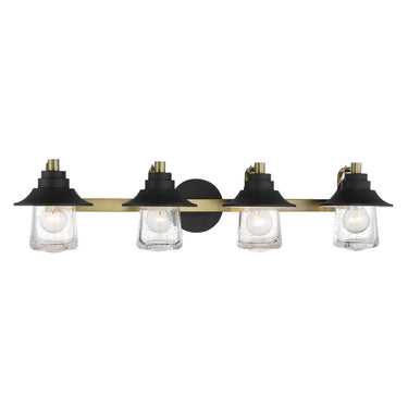Minka Lavery 4894-685 Westfield Manor 4 Light Bath in Sand Coal W/ Soft Brass 1