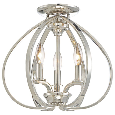 Minka Lavery 4983-613 Tilbury 3 Light Semi Flush Mount 1