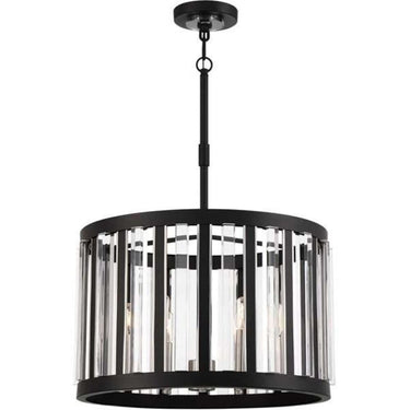 Minka Lavery 5496-729 Majestic Splendor - 6 Light Chandelier in Polished Nickel And Sand Coal 1