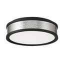 Minka Lavery 717-1-691-L Led Flush Mount - 12" X 20W Led Coal And Bn in Coal and Brushed Nickel 1