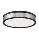 Minka Lavery 717-2-691-L Led Flush Mount - 15" X 30W Led Coal And Bn in Coal and Brushed Nickel 1