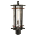 Minka-Lavery 72496-68San Marcos 1 Light 21 inch Black with Antique Copper Outdoor Post Mount 1