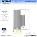 Minka Lavery 72501-L Skyline LED Outdoor Wall Light 5