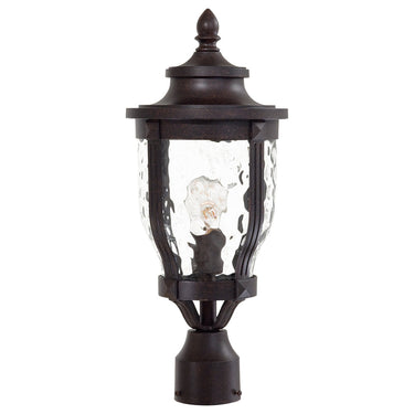 Minka-Lavery 8766-166Merrimack 1 Light 20 inch Corona Bronze Outdoor Post Mount Lantern 1