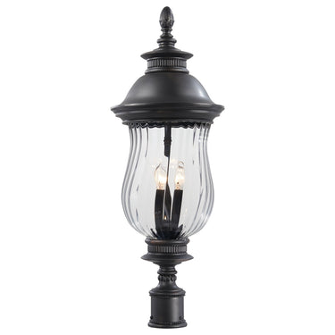 Minka-Lavery 8906-94Newport 4 Light 33 inch Heritage Outdoor Post Mount Lantern 1