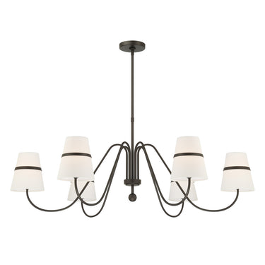 Minka Lavery Althia 43.75" 6 Light Chandelier - 3736-872 1