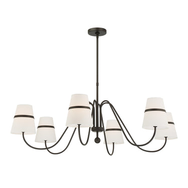 Minka Lavery Althia 43.75" 6 Light Chandelier - 3736-872 3