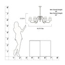 Minka Lavery Althia 43.75" 6 Light Chandelier - 3736-872 9