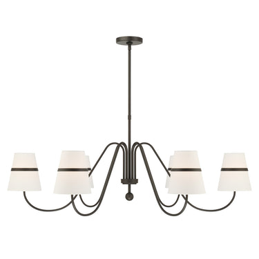 Minka Lavery Althia 43.75" 6 Light Chandelier - 3736-872