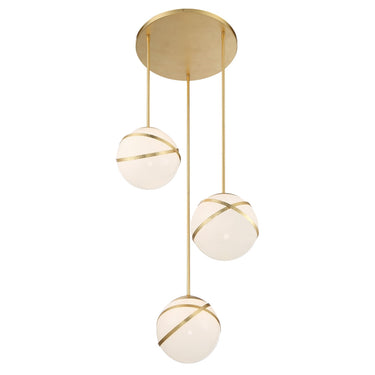 Minka Lavery Atlys 3 Light Pan Pendant - 5433-853 1