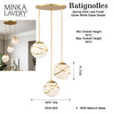 Minka Lavery Atlys 3 Light Pan Pendant - 5433-853 5